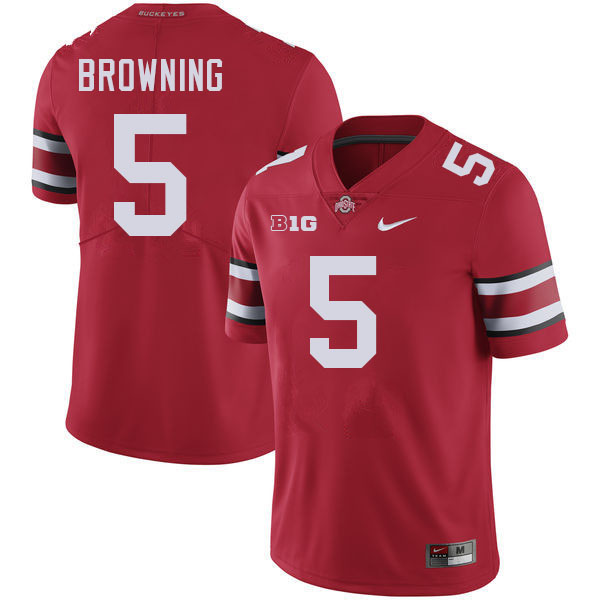 Baron Browning Ohio State Buckeyes Jersey College Football Uniforms-Red